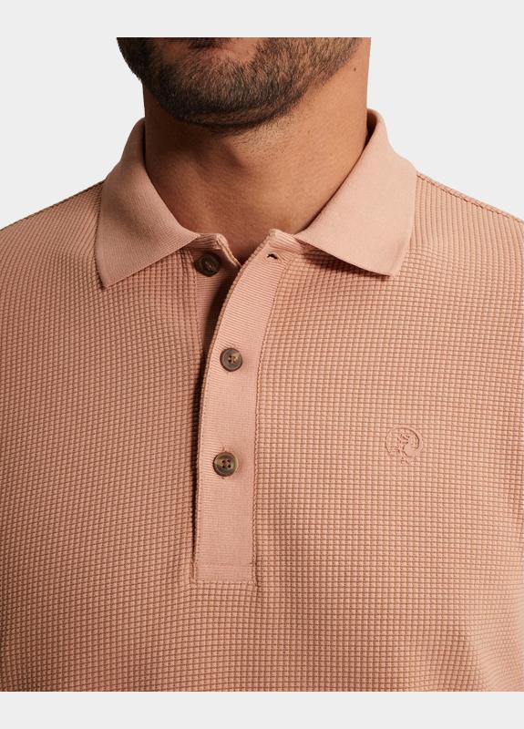 Cast Iron T-shirt heren Roze Short sleeve r-neck regular f CPSS2603852/3018