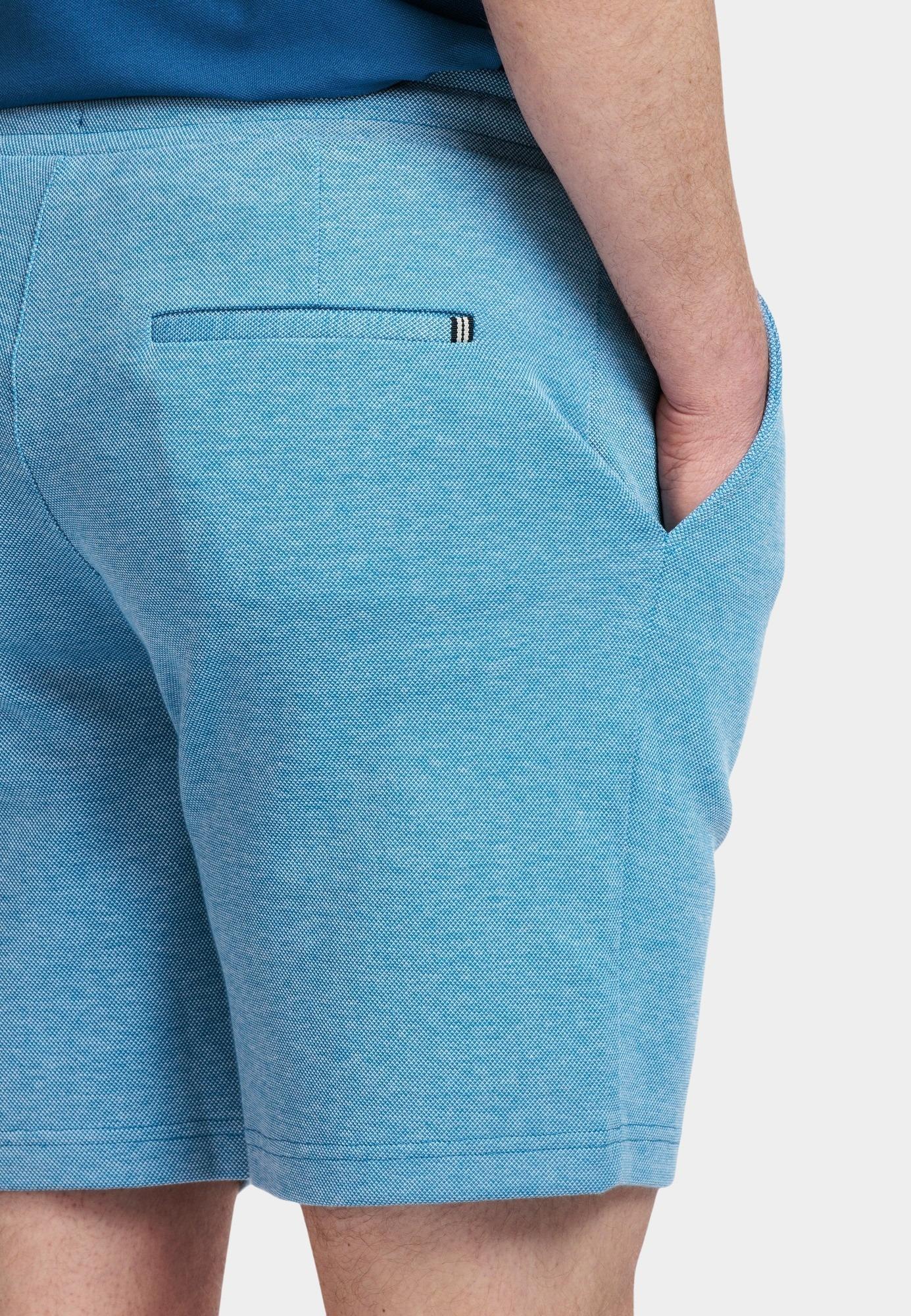 Baileys Korte Broek Blauw Bermuda  2-tone oxford double 411050/66