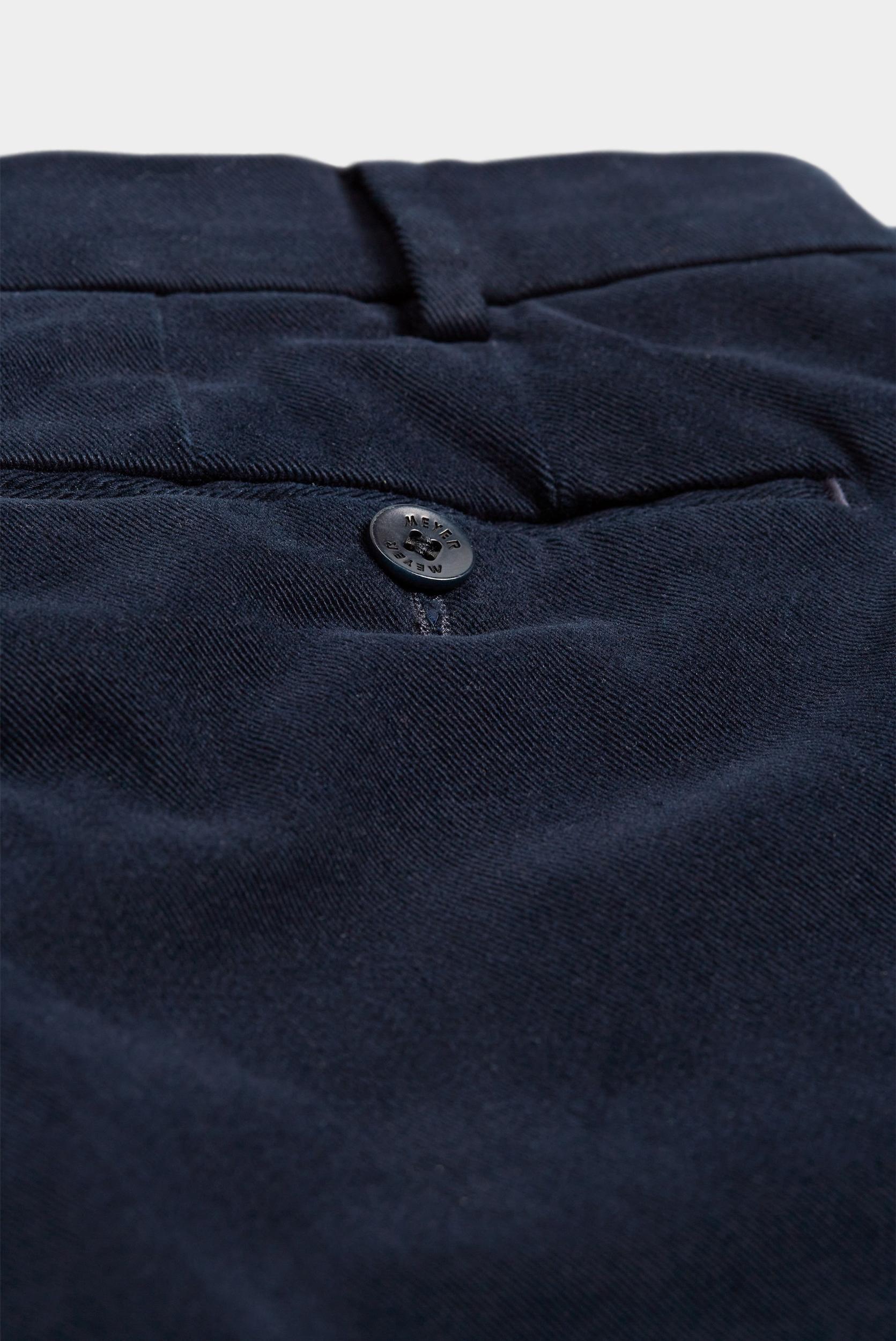 Meyer Katoenen Broek Blauw BONN Art.2-8572 1022857200/19