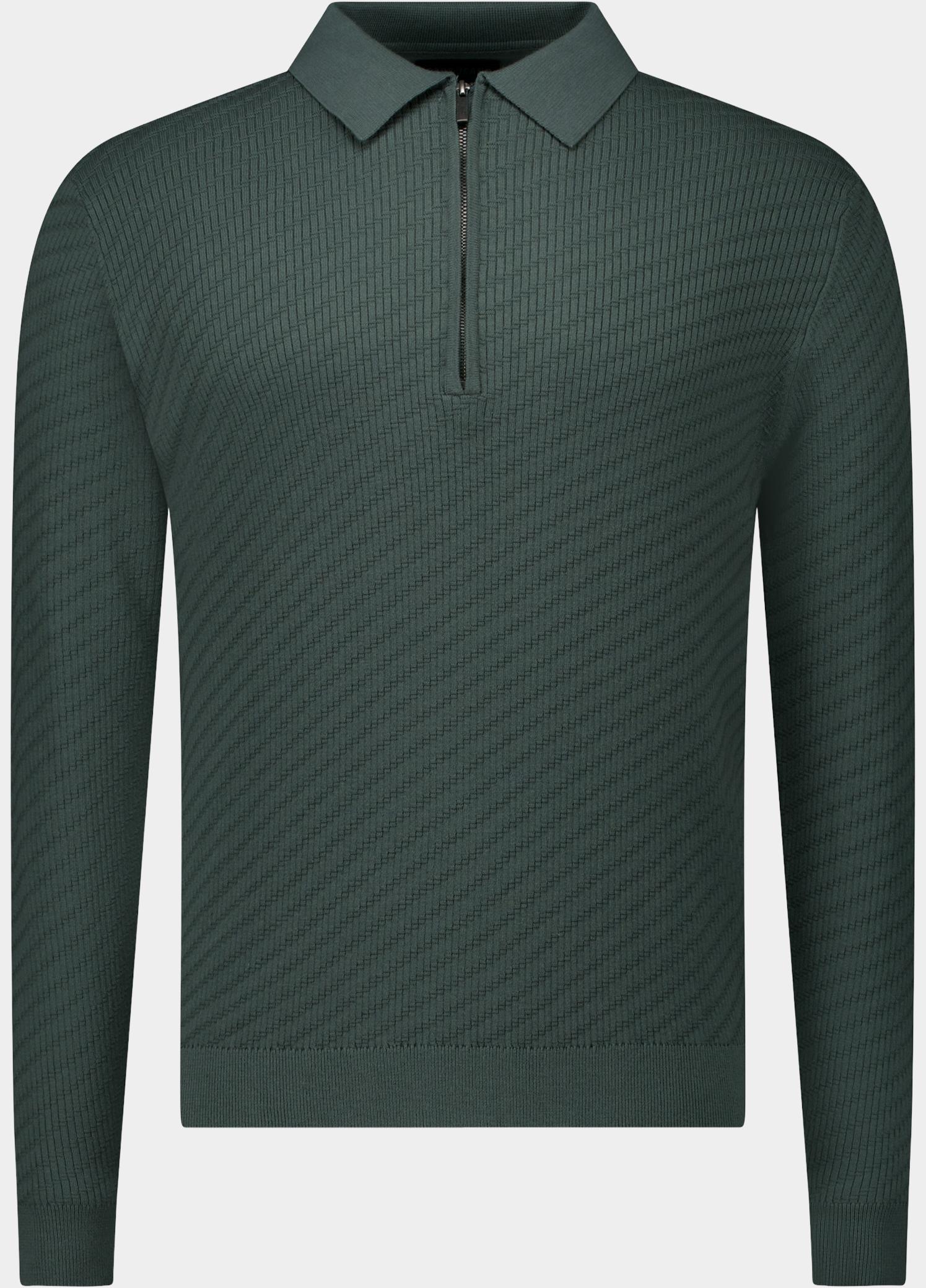 Cars Jeans Polo lange mouwen heren Grijs Apor 66097/44