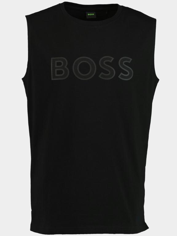 BOSS Men Athleisure T-shirt korte mouw Zwart Tank Platinum 10241709 01 50466943/001