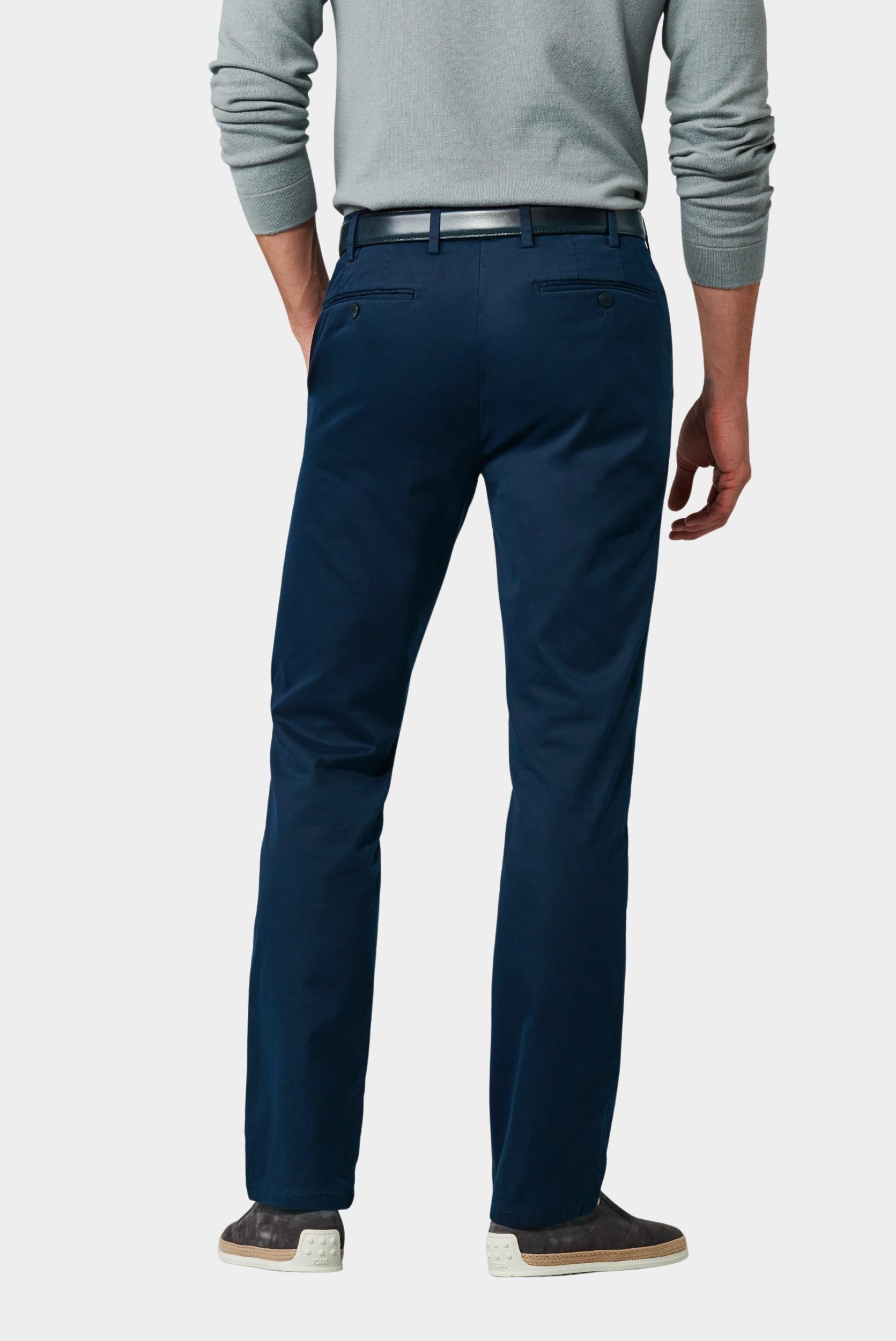 Meyer Katoenen Broek Blauw BONN Art.1-8096 1021809600/20