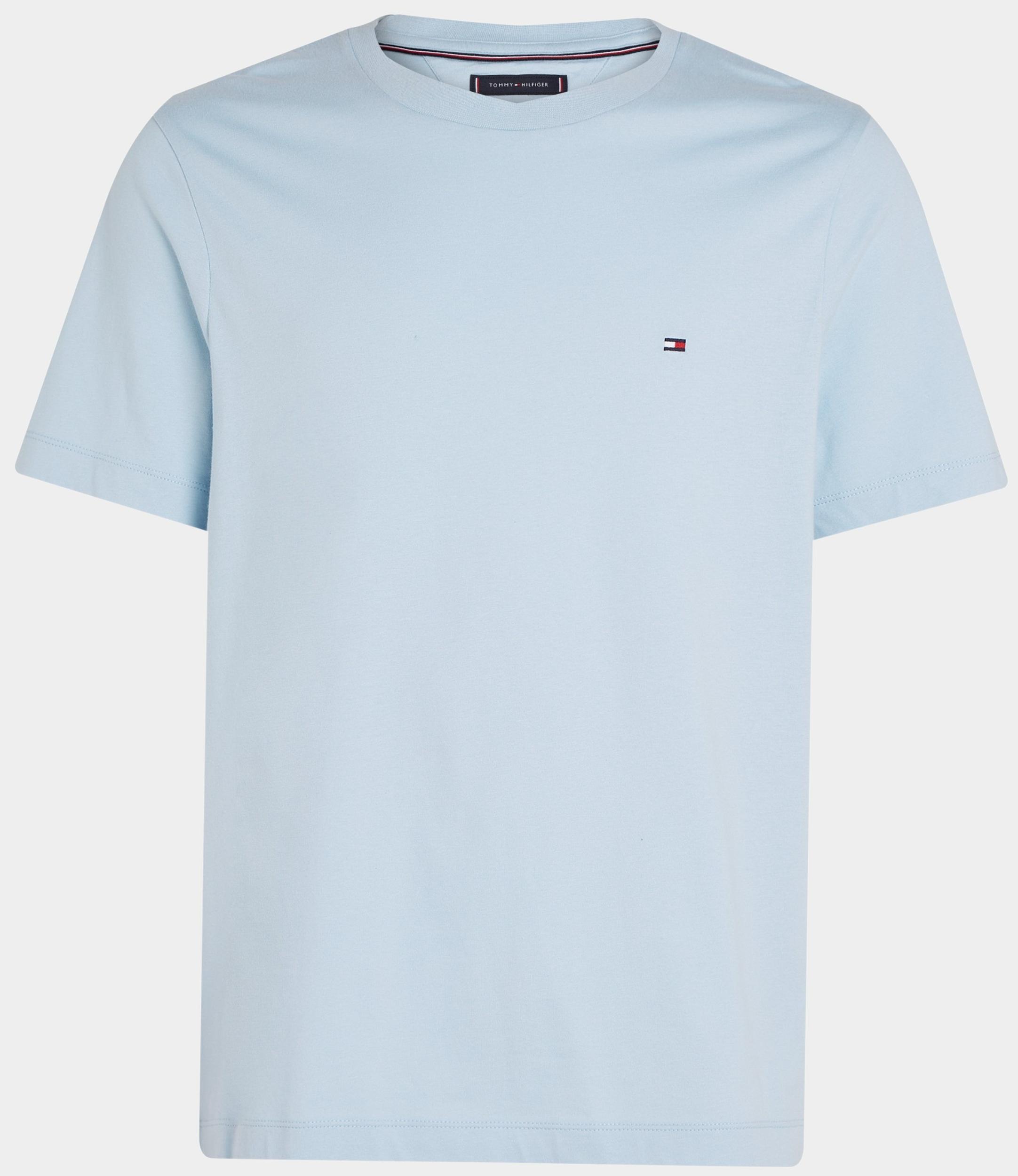 Tommy Hilfiger T-shirt korte mouw Blauw ESS Seasonal Reg Fit Solid Tee MW0MW39995/C10