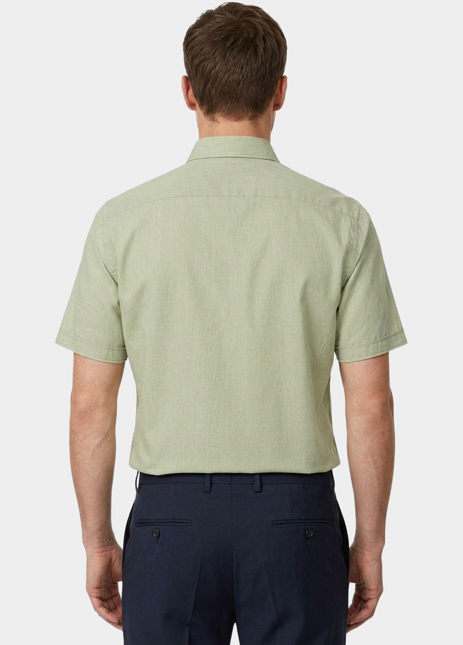 Casamoda Casual hemd korte mouw Groen B.D. Casual Fit 1/2Arm_ 126131341/301