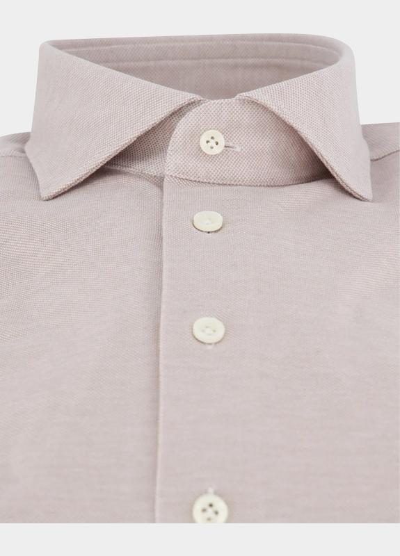 Profuomo Business hemd lange mouw Beige Huxtable PP2H00009/B