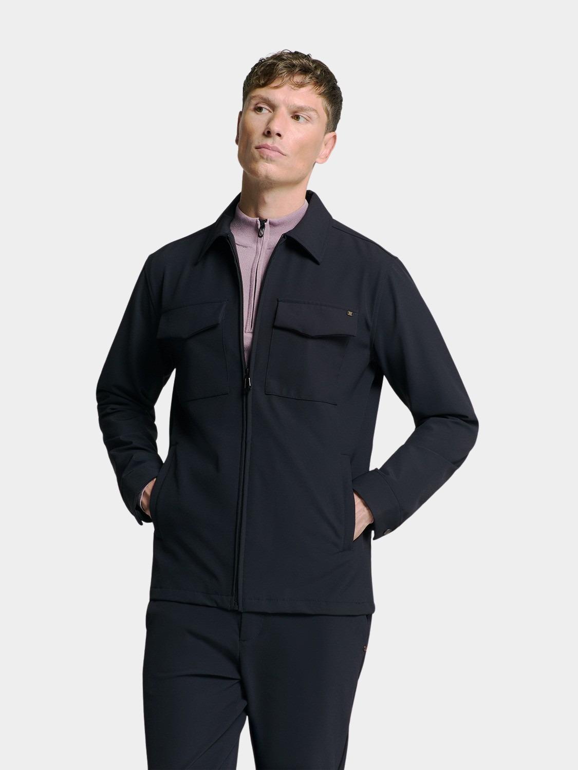 No Excess Overshirt Blauw  27510104/078