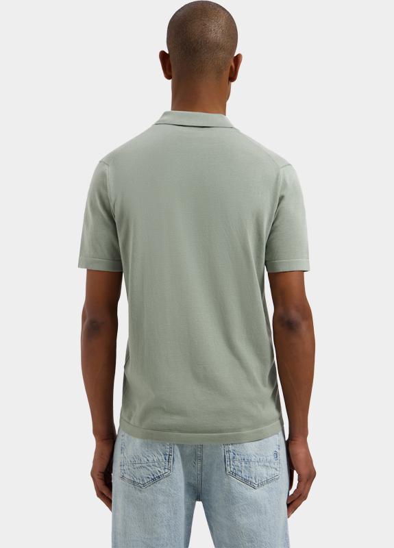 Dstrezzed Polo heren Groen DS_Dorian Zip Polo 420062/564