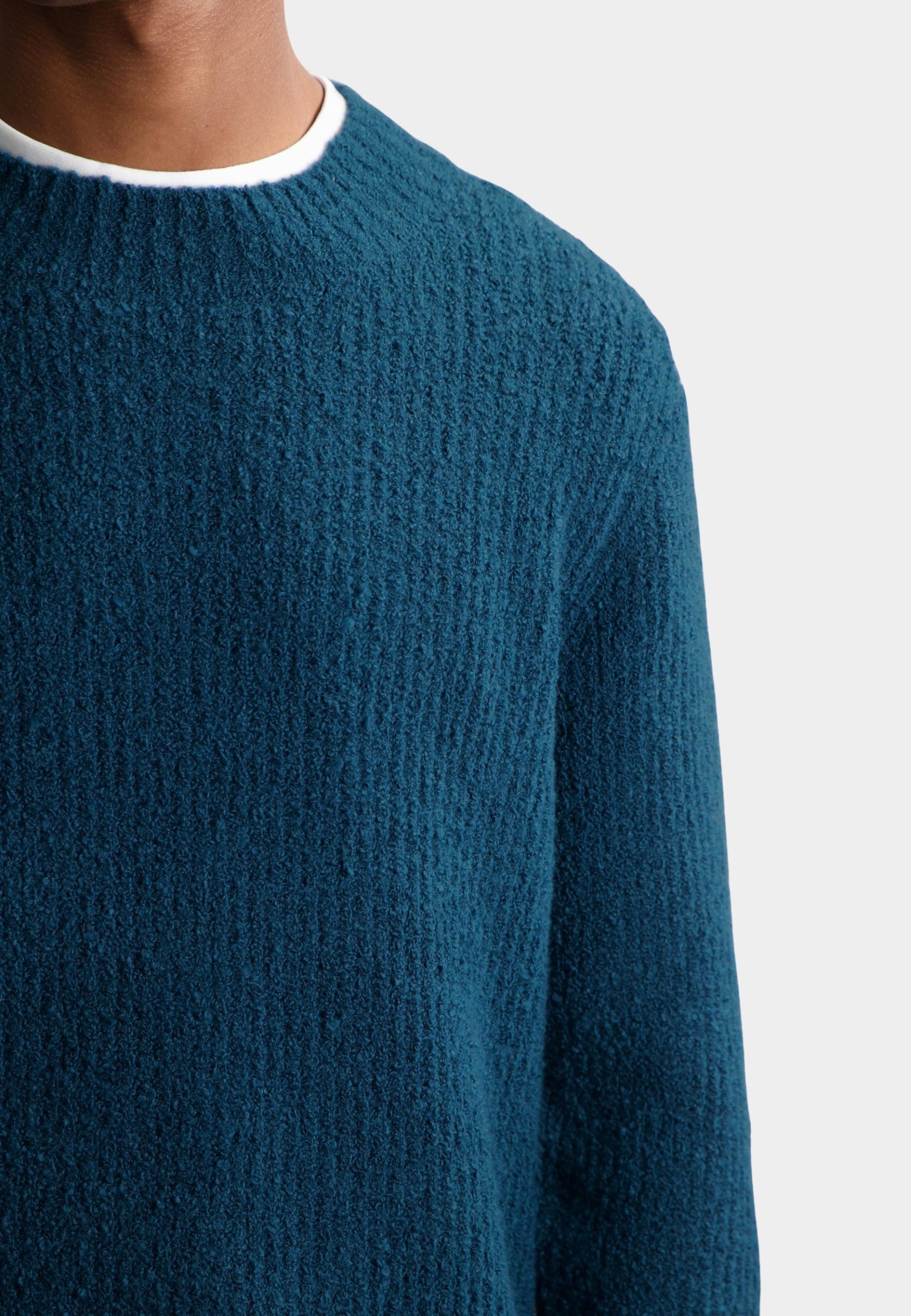 Dstrezzed Pullover Blauw DS_Quint Mock Neck 405906/606