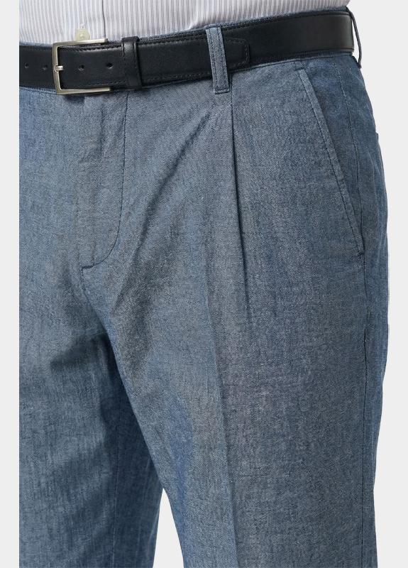 Bos Linnen Broek Blauw Summer pant 5510.426/24D