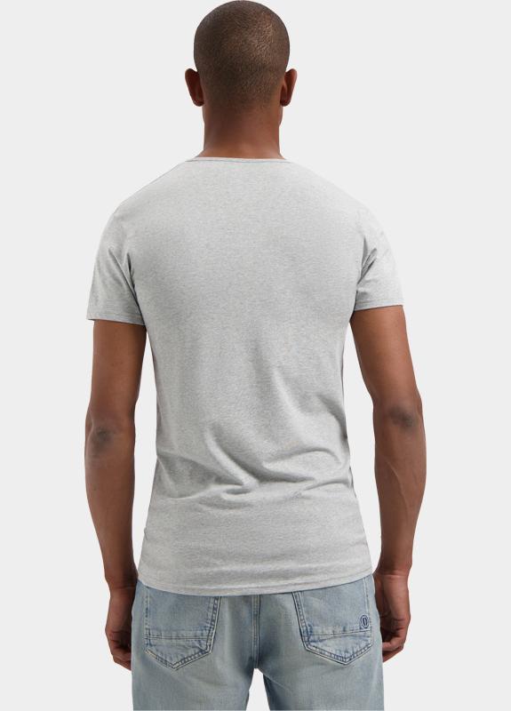 Dstrezzed T-shirt Grijs Eastwood 2 Pack V-Neck Tee Ba 707010/893