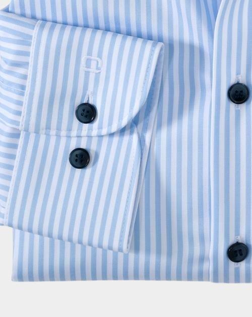 Olymp Business hemd lange mouw Blauw 2108/29 Hemden 210829/11