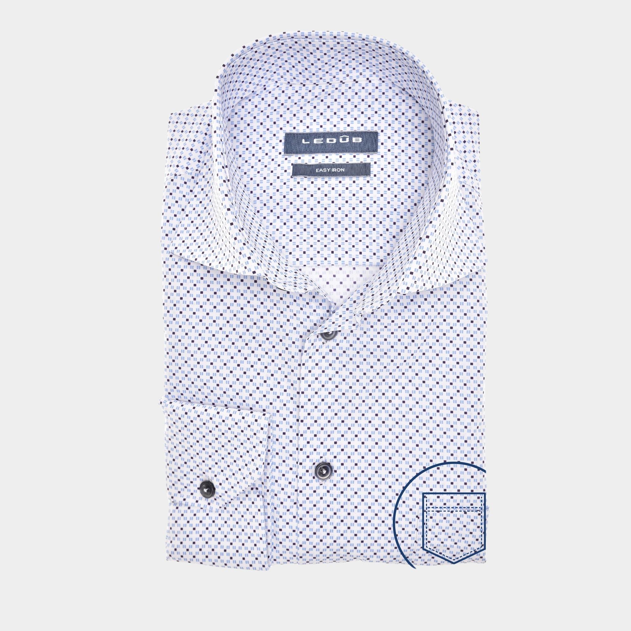 Ledub Business hemd lange mouw Wit LE24201 MFN 5 0142285/911-000-000