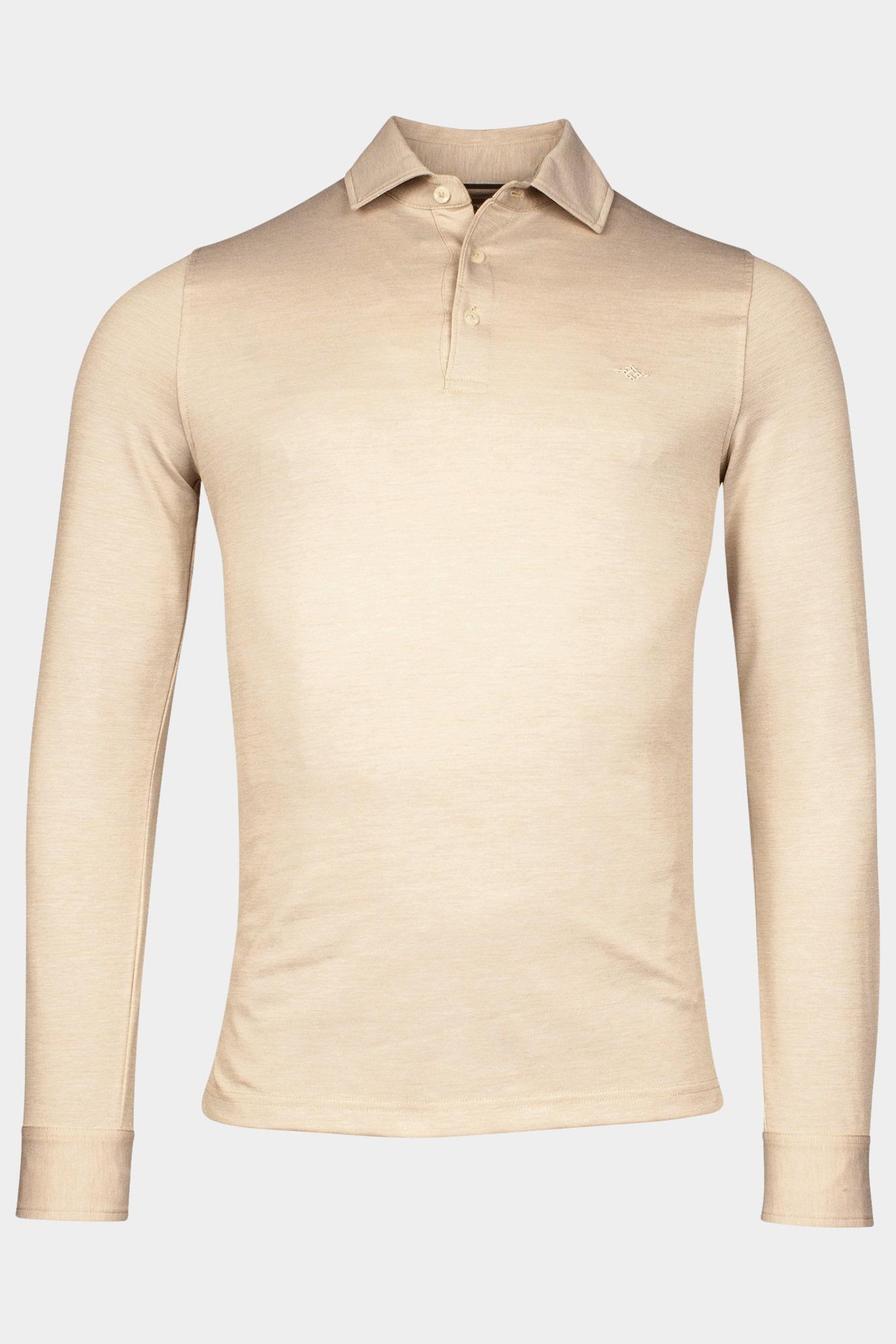 Baileys Polo lange mouw Wit Poloshirt - Long Sleeves  2-t 513439/81