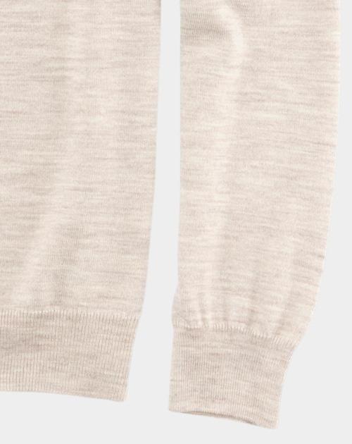 Olymp Pullover Beige V-pullover basic merino 015010/20