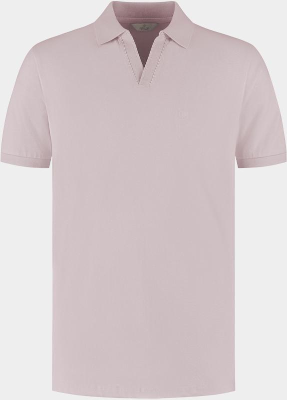 Dstrezzed Polo korte mouw Paars Bowie V-Neck Polo 240022/462