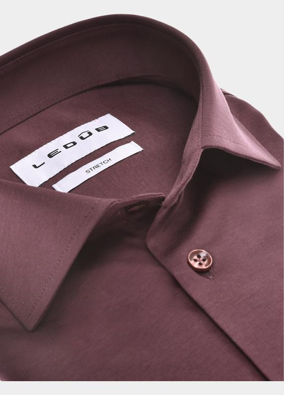 Ledub Overhemd extra lange mouw Rood  0702130/480-000-000