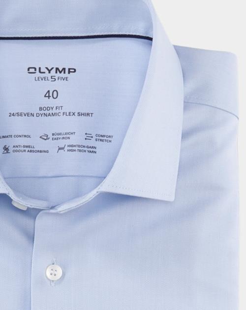 Olymp Business hemd lange mouw Blauw  073464/11