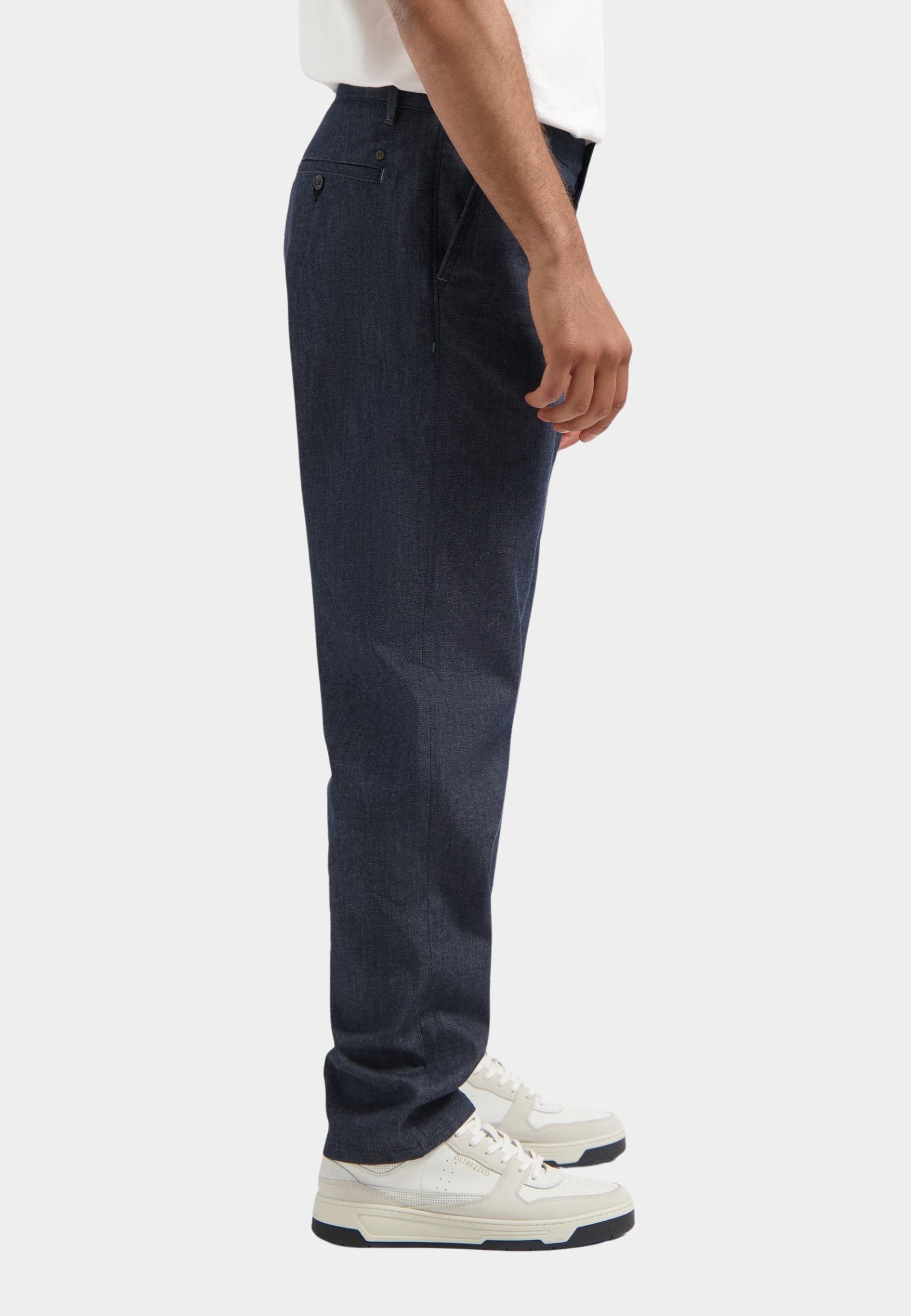 Dstrezzed Flatfront Jeans Blauw DS_Brando Denim Chino 501952/990