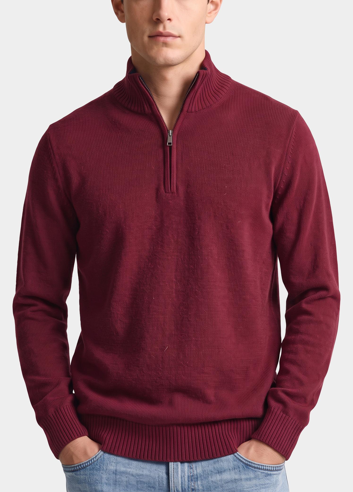 Bos Half Zip Rood  3042900/735