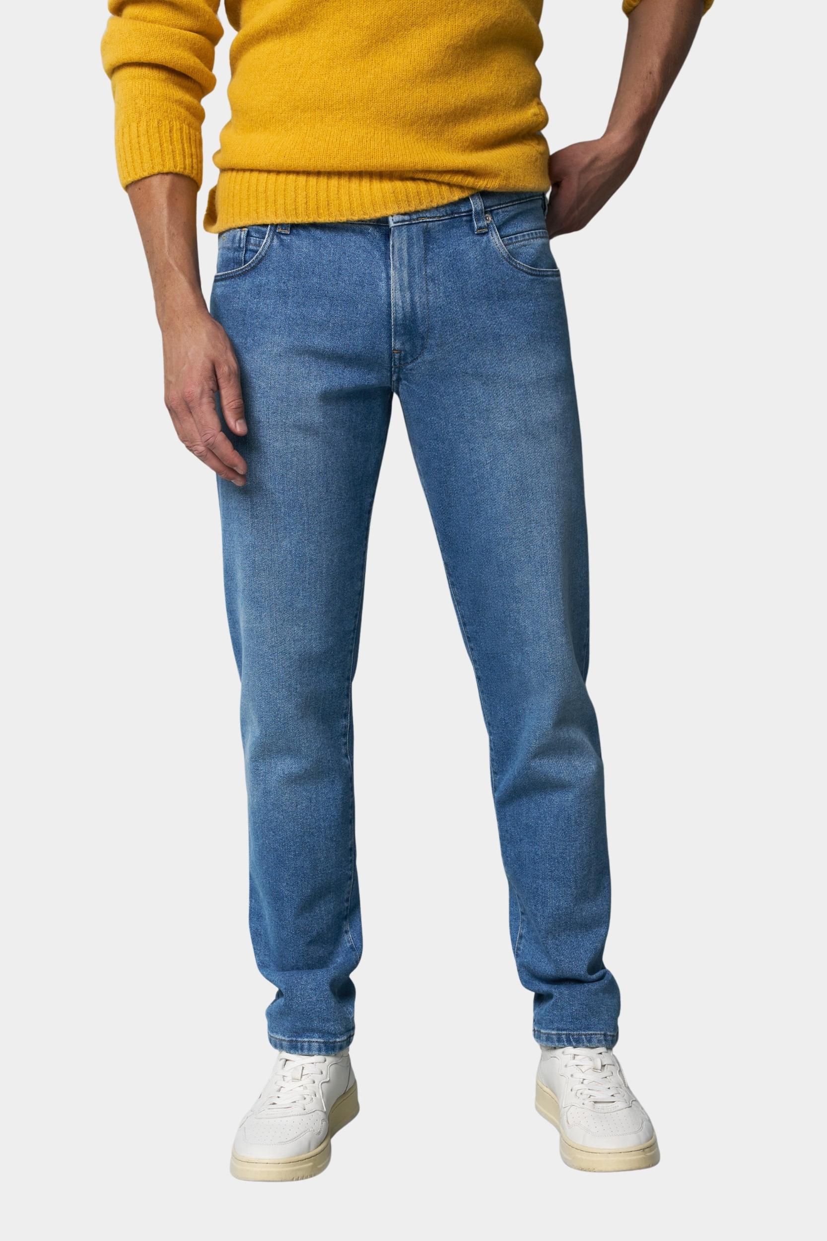 Meyer Flatfront Jeans Blauw SLIM Art.9-6268 3619626800/16