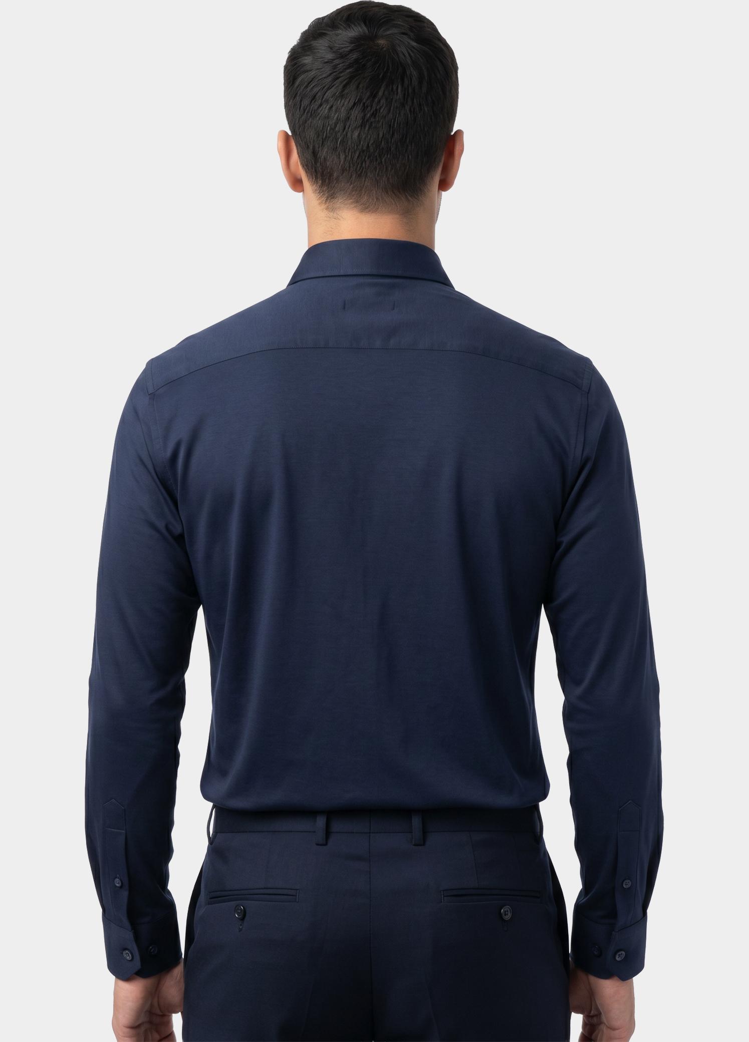 Ledub Business hemd lange mouw Blauw MFN5 0323519/180-000-000