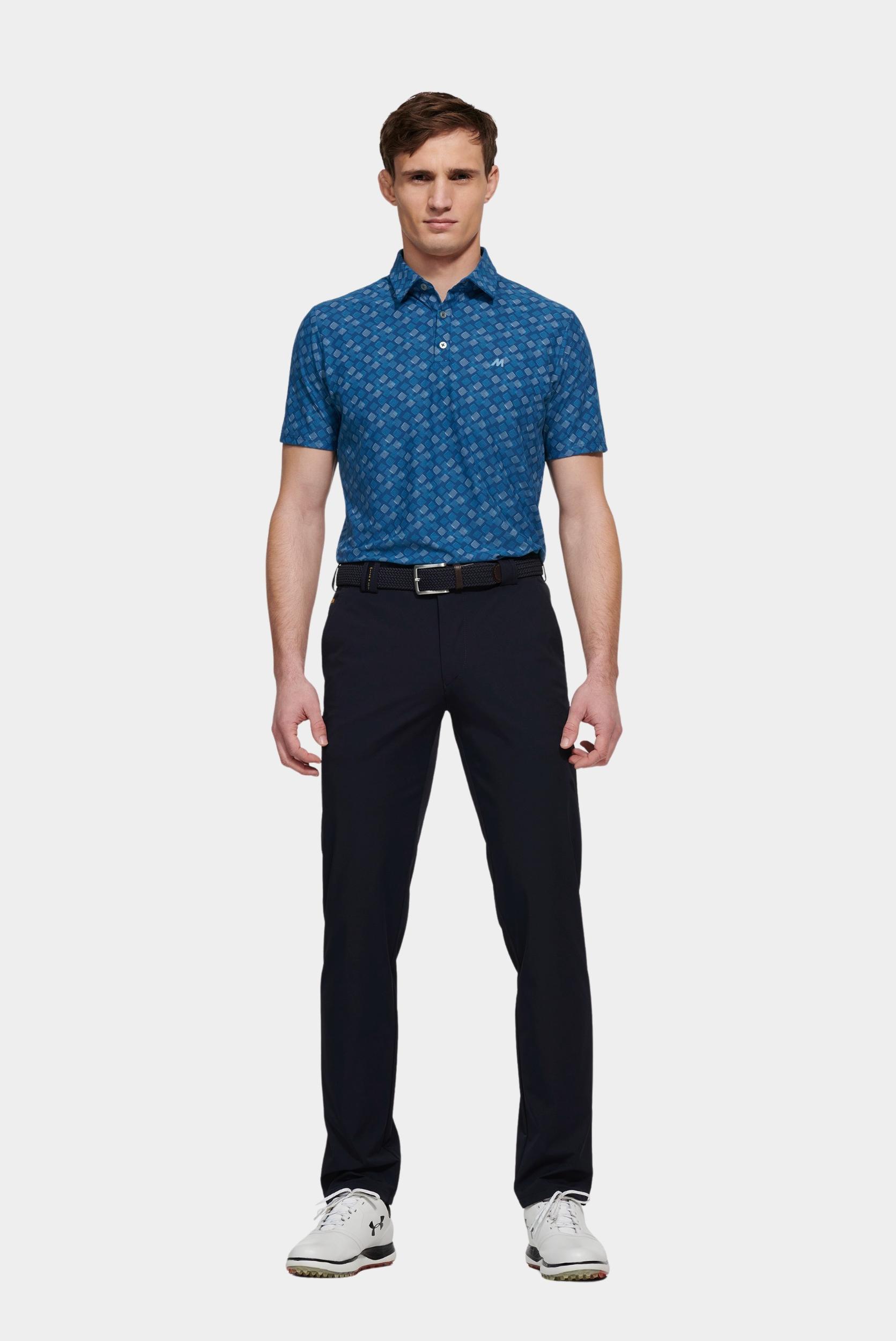 Meyer Polo korte mouw Blauw PHIL Art.9-9008 9539900800/16