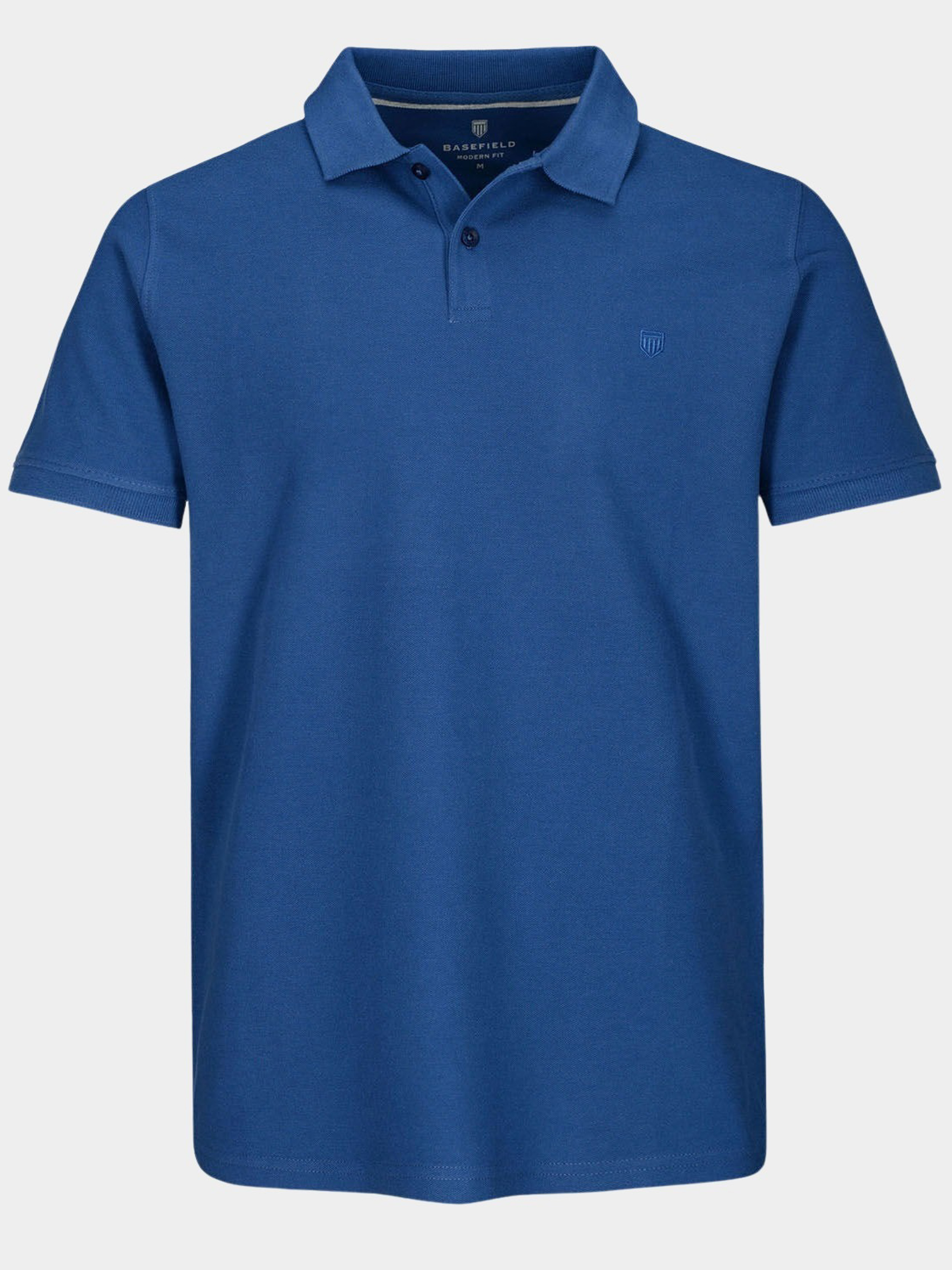 Basefield Polo korte mouw Blauw S NOS Polo 1 2 Arm 219016877 608