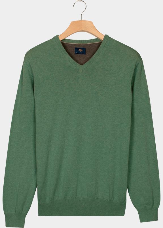 Baileys Pullover Groen V-Neck Pullover 12gg, single 528100CCT-3/735