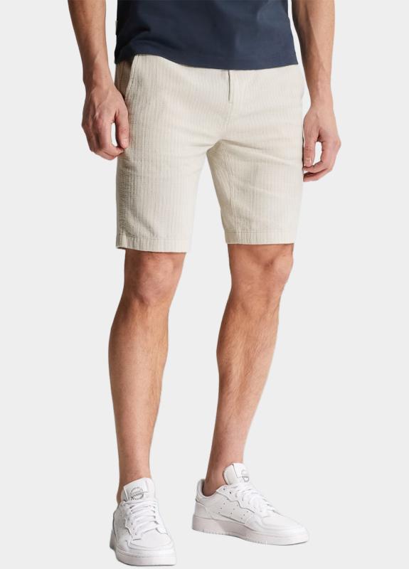Cast Iron Korte Broek heren Beige CHINO SHORTS STRUCTURE CSH2605650/7014
