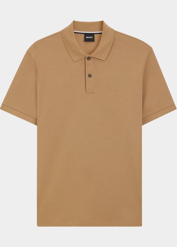BOSS Black Polo korte mouw Beige Pallas 10241531 01 50468362/260