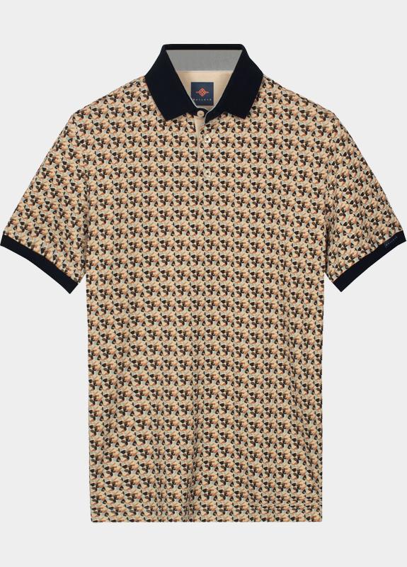 Baileys Polo heren Rood Poloshirt 2-tone Pique, all o 615236/32