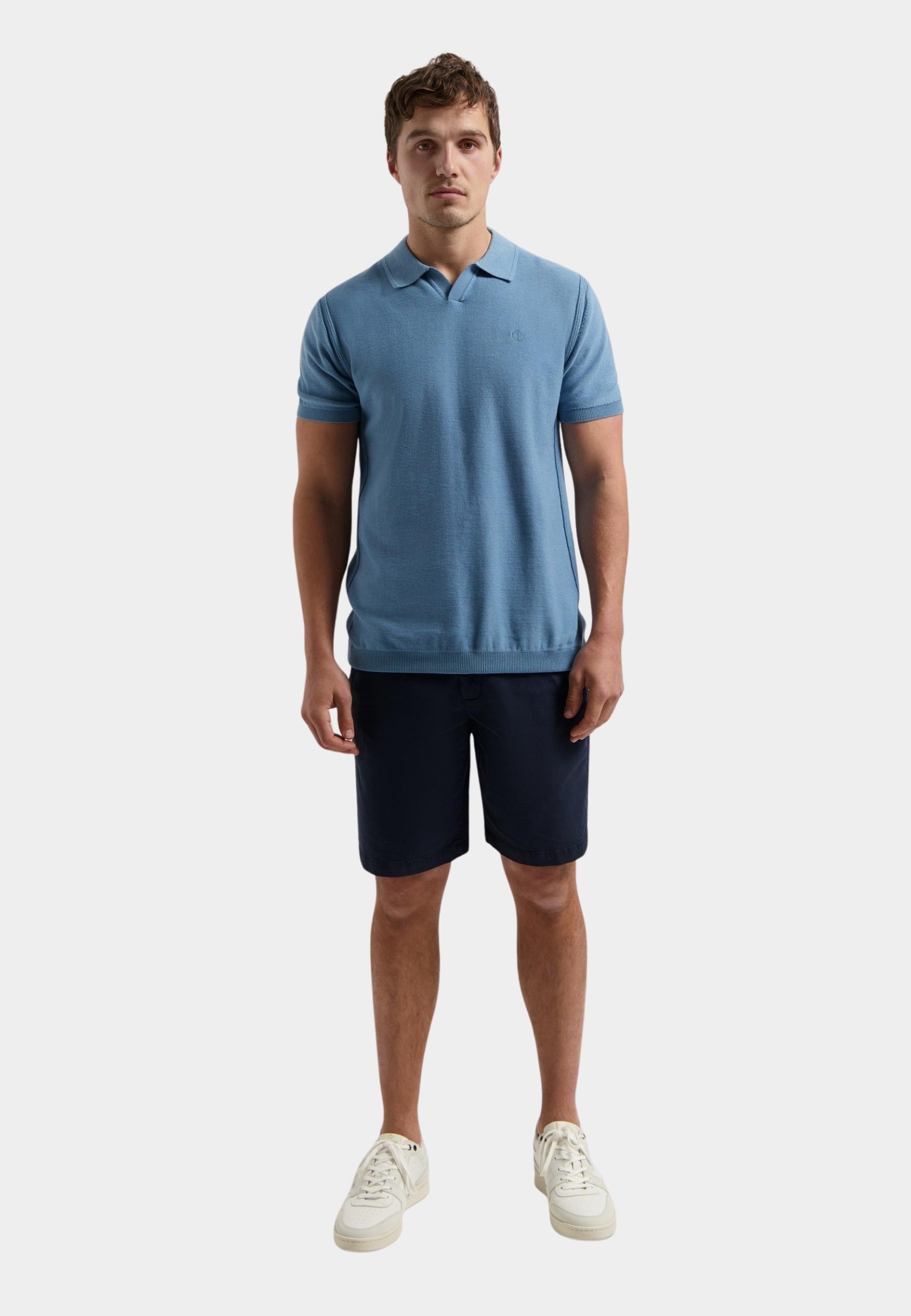 Dstrezzed Polo korte mouw Blauw Mercury Short Sleeve Polo 420026-SS25/699