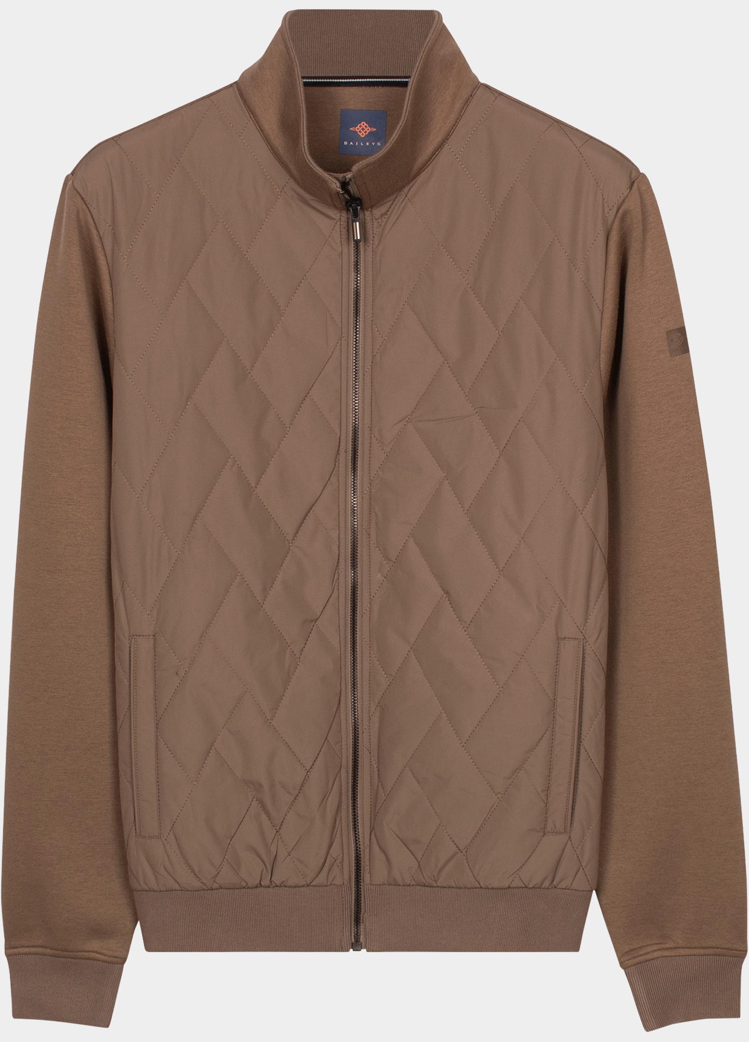 Baileys sweatvest heren Grijs Front Panel 622288/98