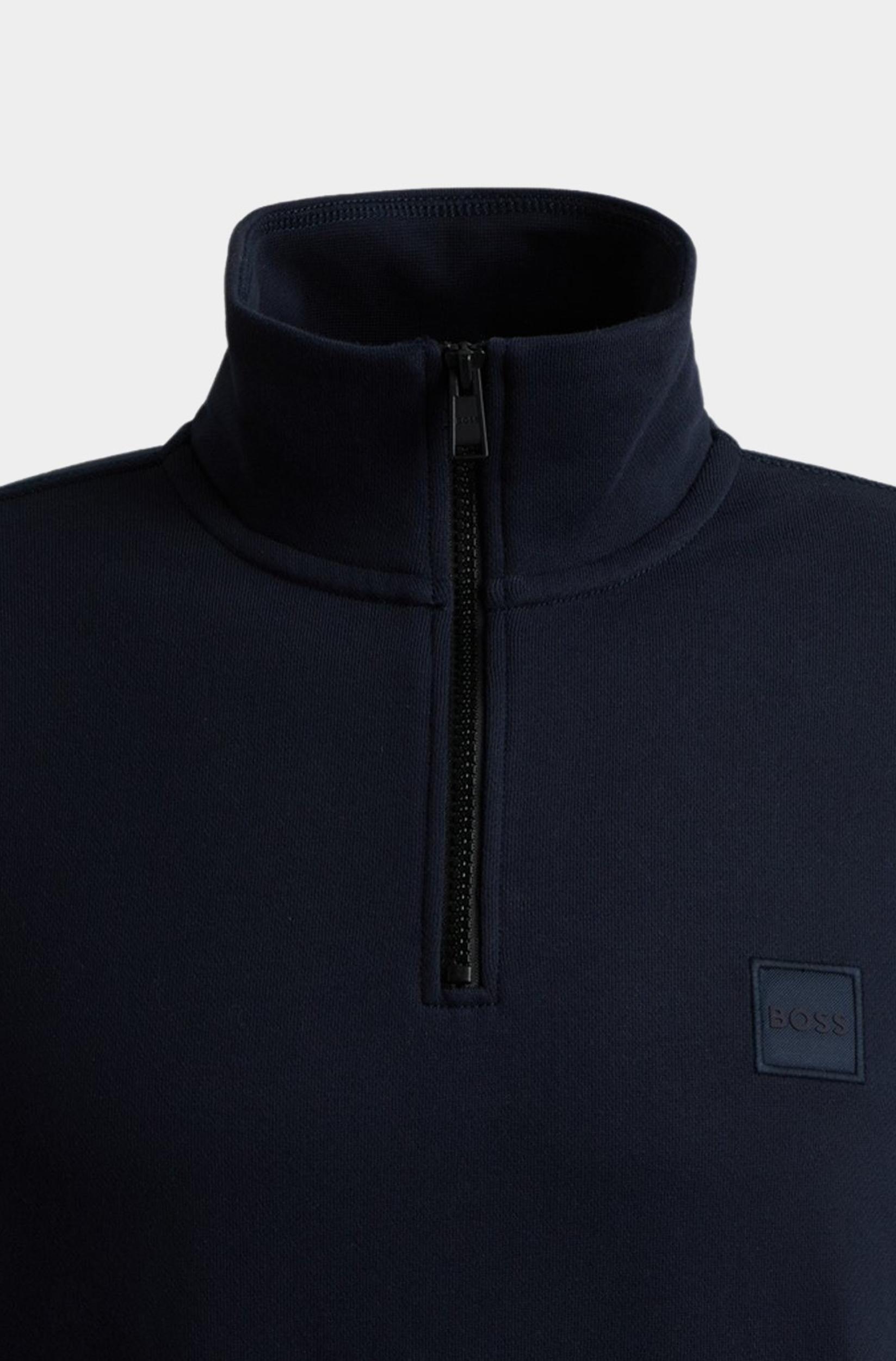 BOSS Orange Half Zip Blauw Zetrust 10234591 01 50468926/404