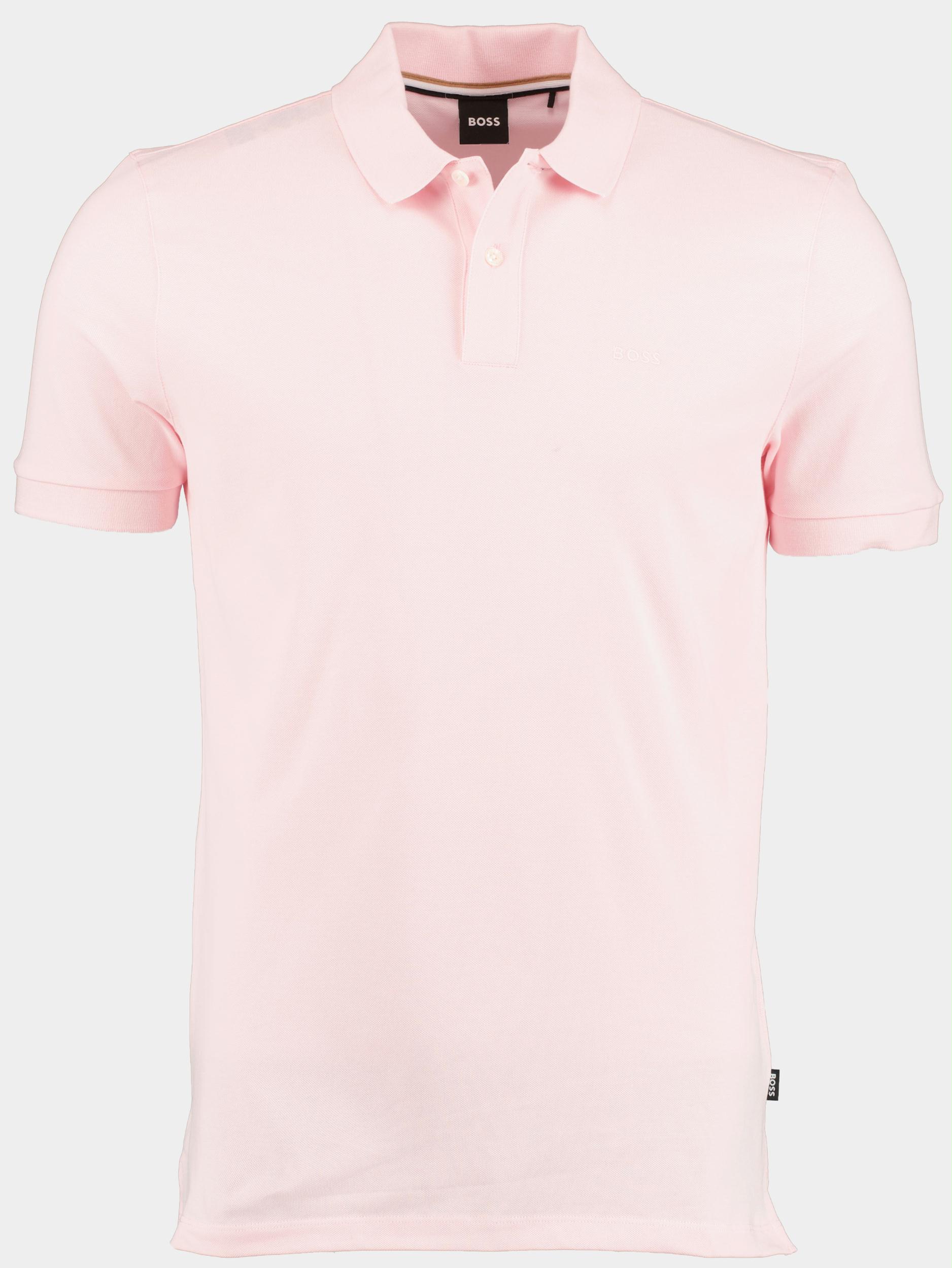 BOSS Black Polo korte mouw Roze Pallas 10241531 02 50468301/690