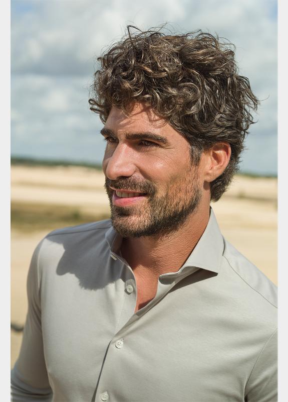 Ledub Business hemd lange mouw Grijs  0143455/230-000-000