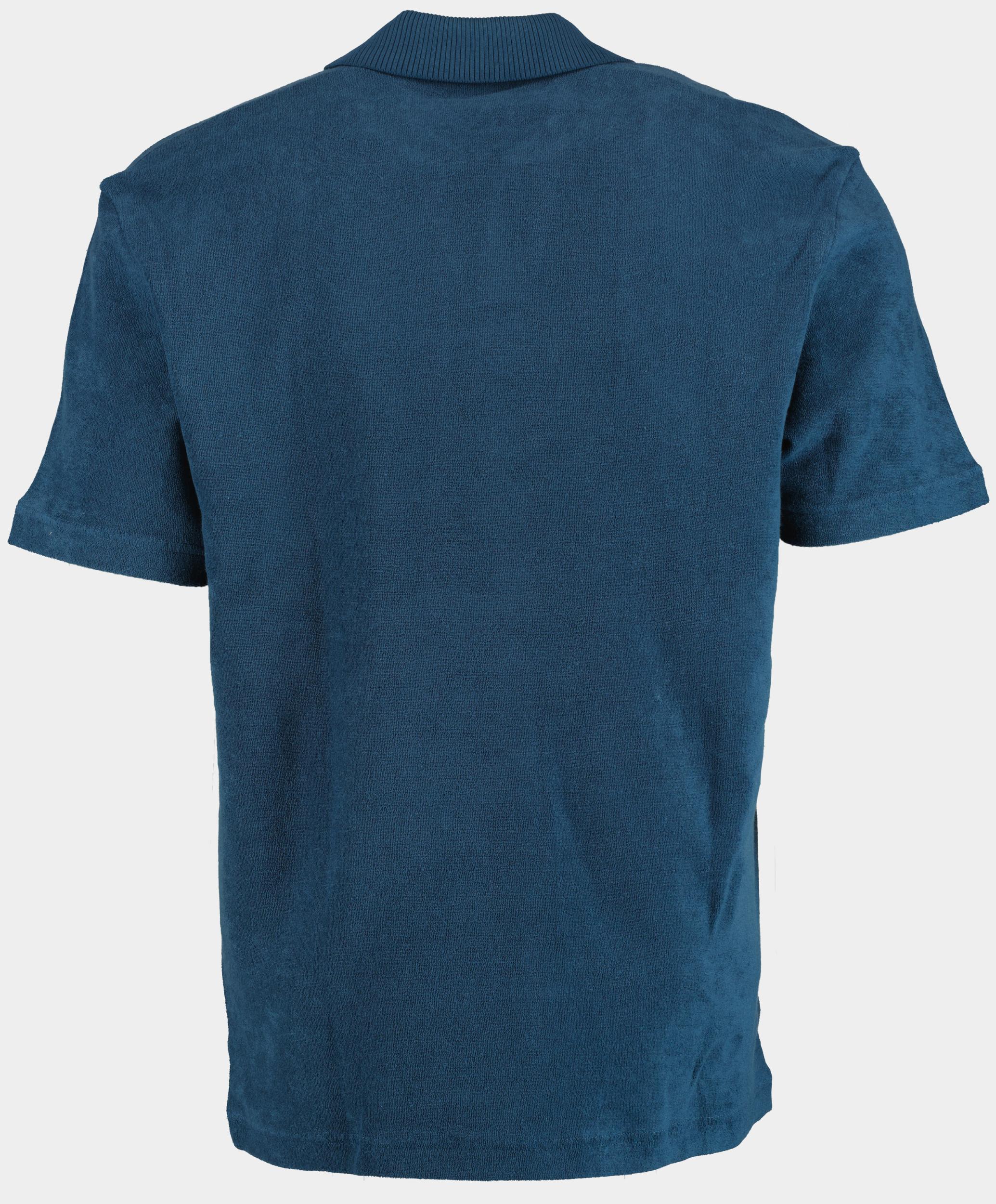 BOSS Orange Polo korte mouw Blauw Pe_doubletowel 10258111 01 50539869/466