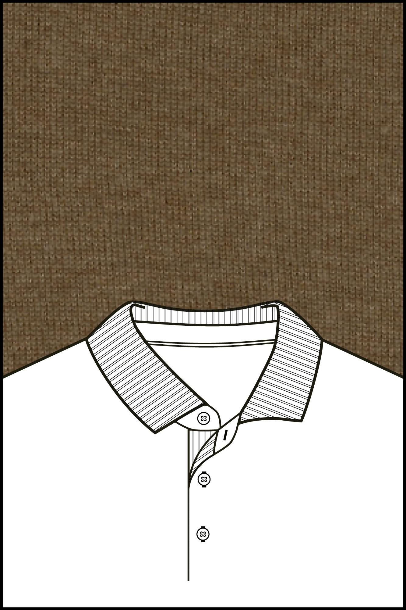 Baileys Polo lange mouw Bruin Polo Pullover Long Sleeves -p NOS8300/865