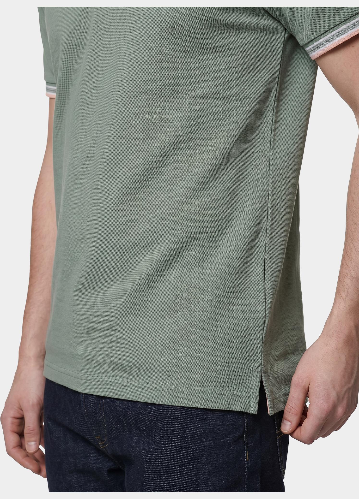 Scotland Blue Polo heren Groen Brick Polo Plain Contrast Col SPE25108BR06SB/361 sea green