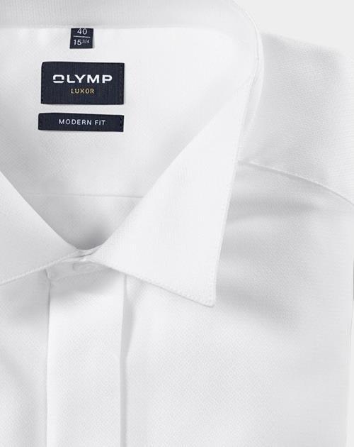 Olymp Business hemd lange mouw Wit 0709/65 Hemden 070965/00