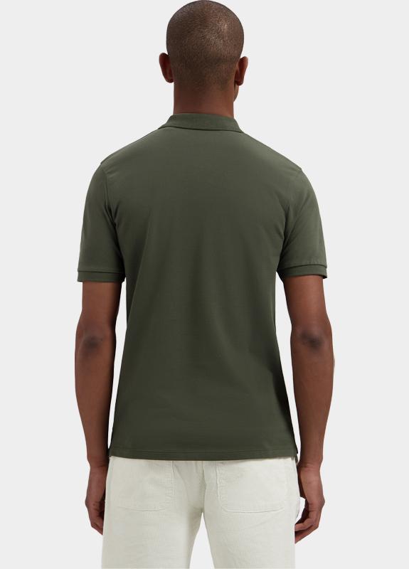 Dstrezzed Polo korte mouw Groen Bowie V-Neck Polo 240022/524