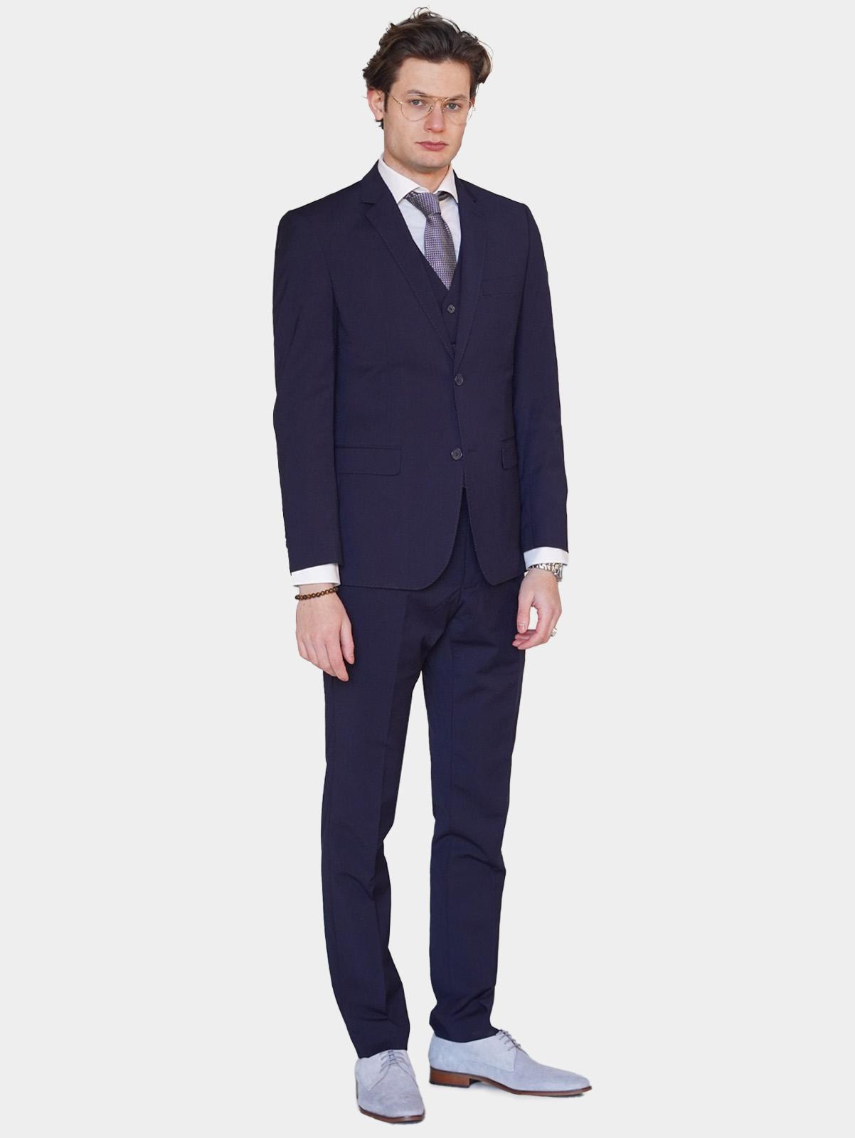 Ziltt Kostuum Blauw 3-delig SB2-BLOCK 8-3510873 LM3926011/Navy
