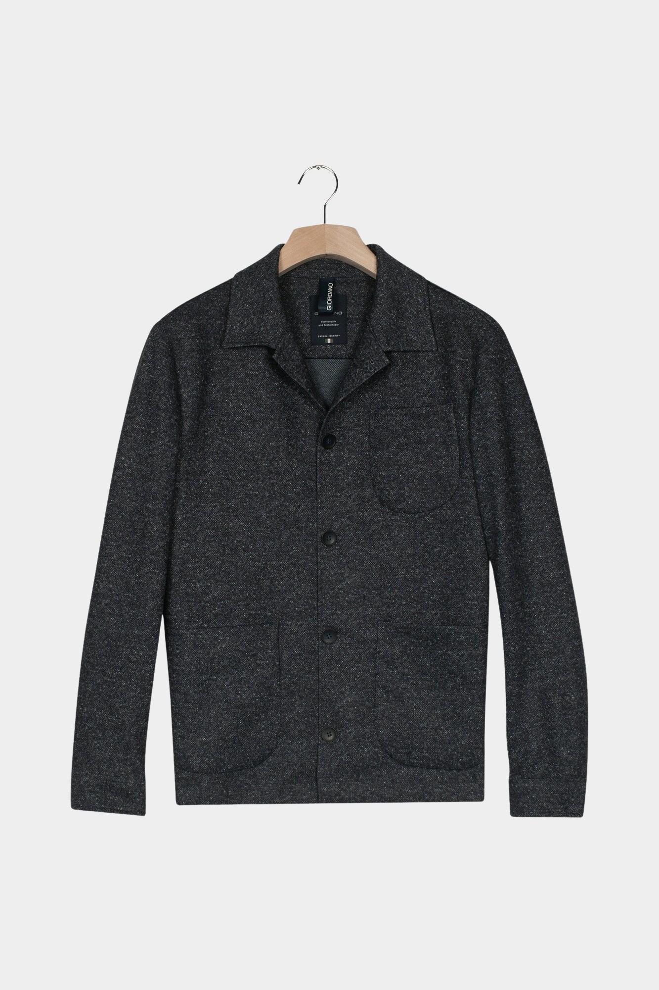 Giordano Overshirt Blauw Vittorio Overshirt Printed Kn 527503/60