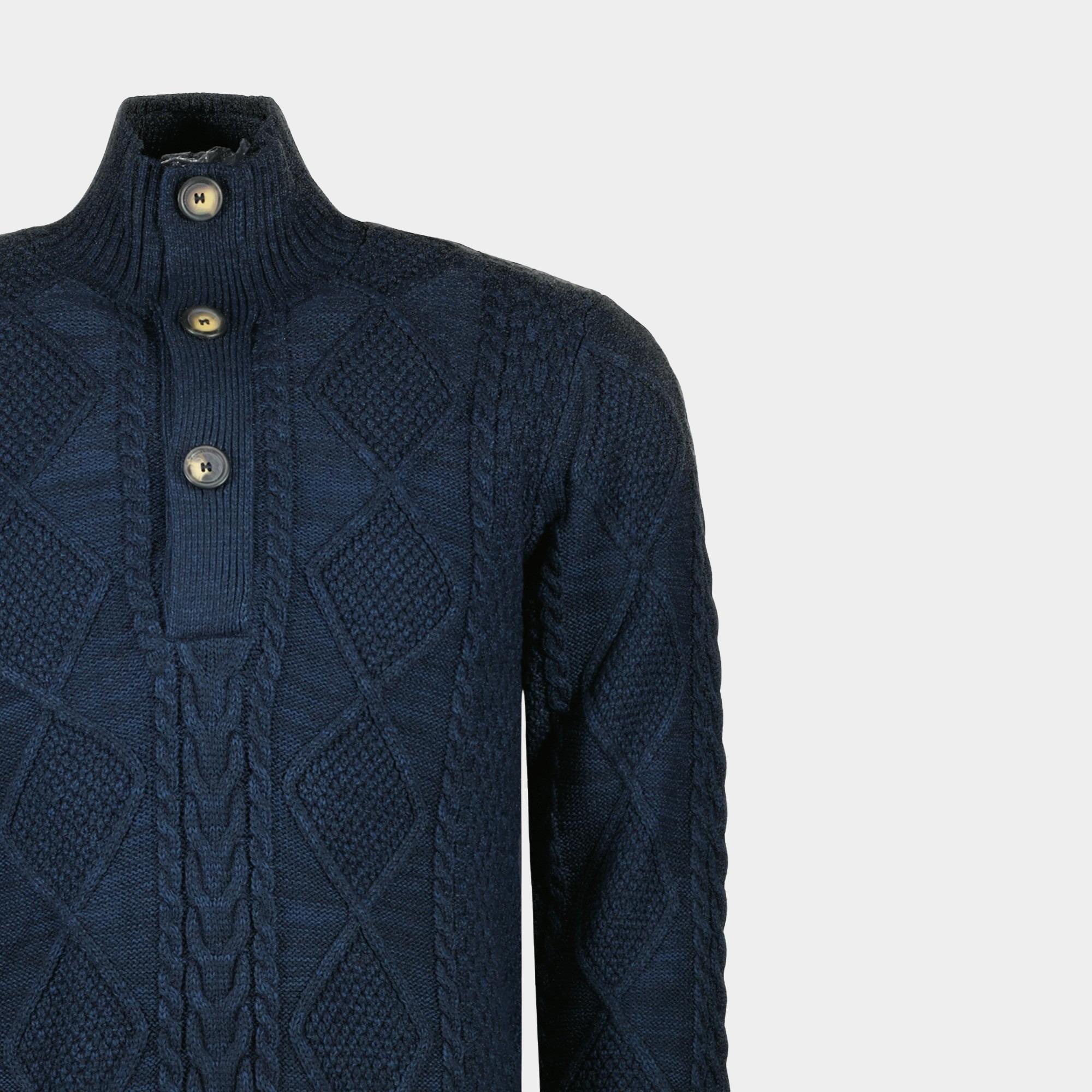 Cars Jeans Half Zip Blauw Crays 62183/12