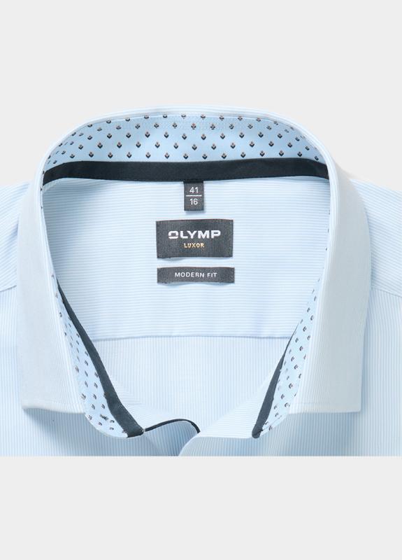 Olymp Zakelijk overhemd heren Blauw Luxor 136014/11