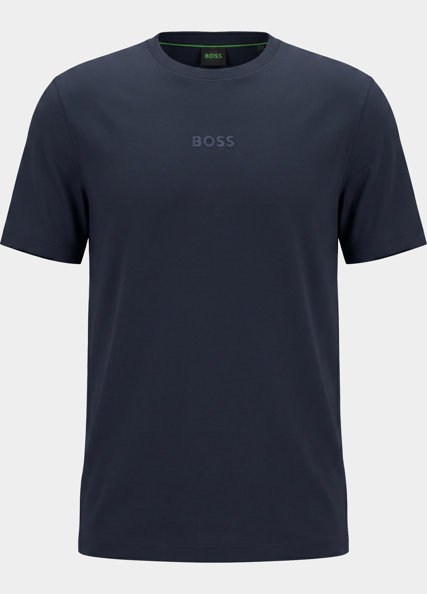 BOSS Green T-shirt heren Blauw Tee 10 10262150 01 50519368/404