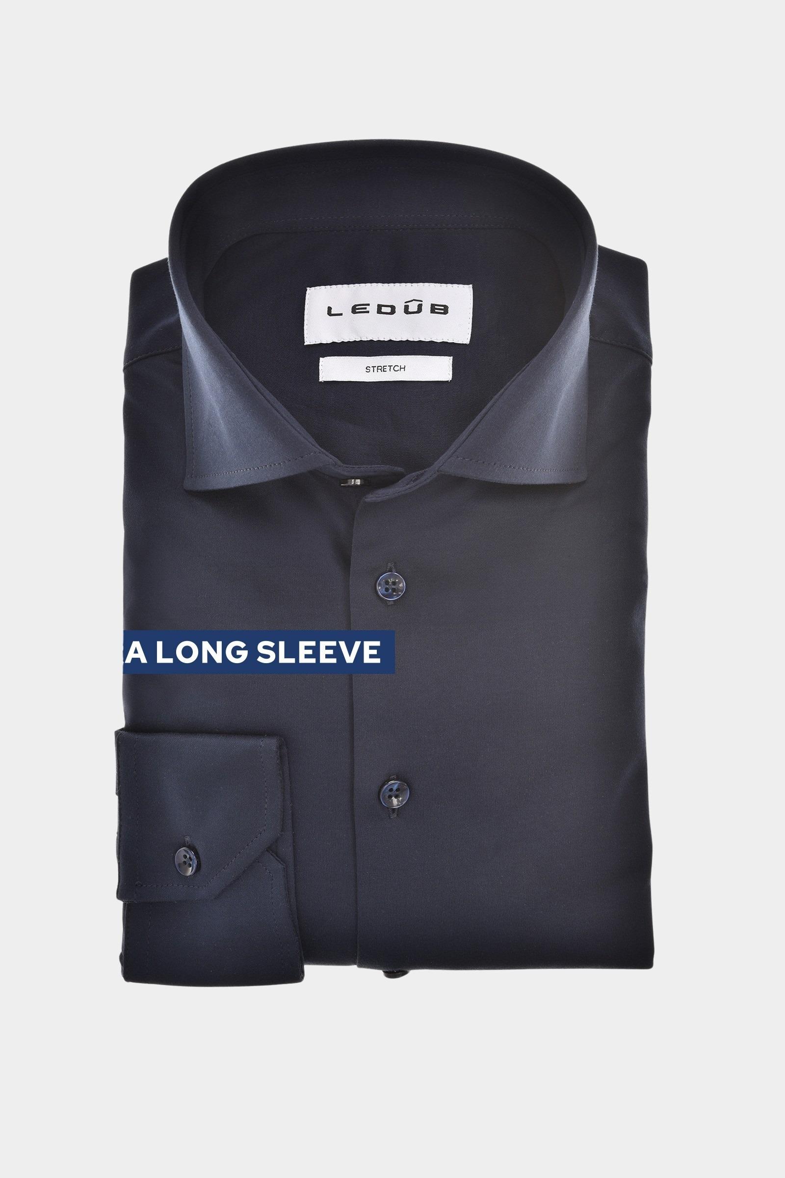 Ledub Overhemd extra lange mouw Blauw MFN7 0143118/180-000-000
