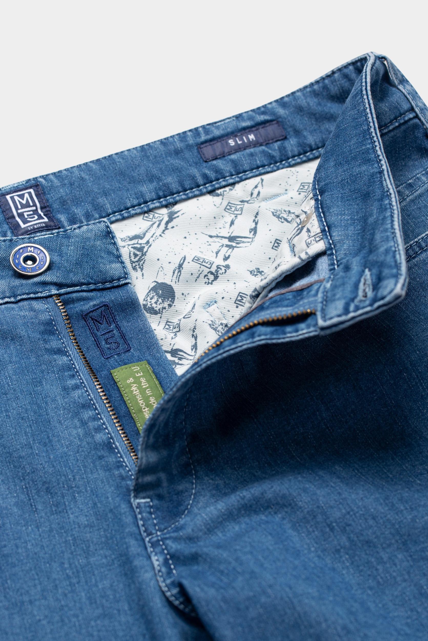 Meyer Flatfront Jeans Blauw SLIM Art.1-6230 3611623000/16