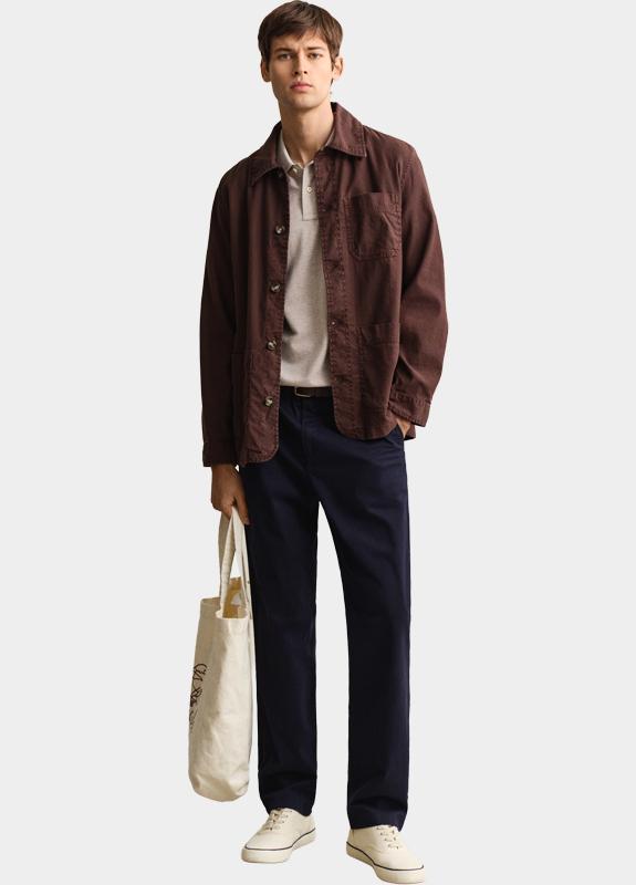 Gant Polo heren Beige Regular Fit Shield piqué polo 2210/198