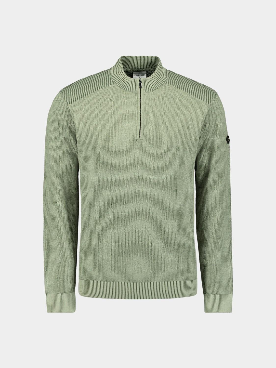 No Excess Half Zip Groen  29230813SN/197